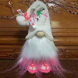 Holiday Gnome Plush Doll Tiered Tray Decorative Dolls Handmade Stuffed Gnome Doll Home Decoration - Extra Image