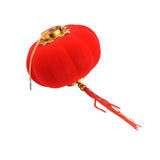 Lanterns Round Small Handcrafted Lantern Decoration for Tent RV Courtyard Terrace Red