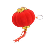Lanterns Round Small Handcrafted Lantern Decoration for Tent RV Courtyard Terrace Red