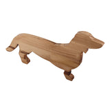 Homeware Wooden Kitchen Decor Dog Shaped Cooked Food Platter Restaurant Platter