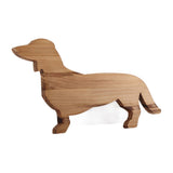 Homeware Wooden Kitchen Decor Dog Shaped Cooked Food Platter Restaurant Platter - Extra Image