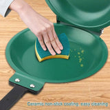 Folding Frying Pan Multifunctional Double Sided Pan Skillet Non Stick Frying Pan
