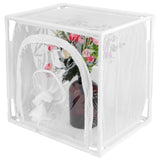 Insect Mesh Cage Greenhouse Outdoor Ventilated Butterflies Habitats Cage 40x30x40cm - Extra Image