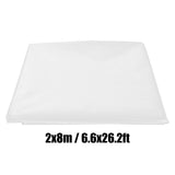 PE Plastic Film Transparent Dustproof Garden Plant Cover Greenhouse Agricultural Accessory2x8m / 6.6x26.2ft