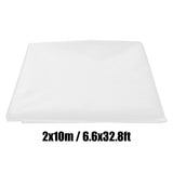 PE Plastic Film Transparent Dustproof Garden Plant Cover Greenhouse Agricultural Accessory2x10m / 6.6x32.8ft