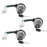 3Set Electric Door Lock 4-Wire Ignition Switch with Keys for 168F/170F/GX160/GX200/GX210