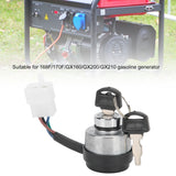 3Set Electric Door Lock 4-Wire Ignition Switch with Keys for 168F/170F/GX160/GX200/GX210
