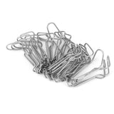 30Pcs Plant Support Spring Clip Stainless Steel Fixing Clamp for Garden GreenhouseFor 11mm Diameter