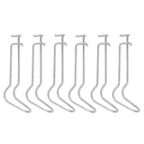 30Pcs Plant Support Spring Clip Stainless Steel Fixing Clamp for Garden GreenhouseFor 11mm Diameter