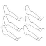 30Pcs Plant Support Spring Clip Stainless Steel Fixing Clamp for Garden GreenhouseFor 11mm Diameter - Close-Up Angle