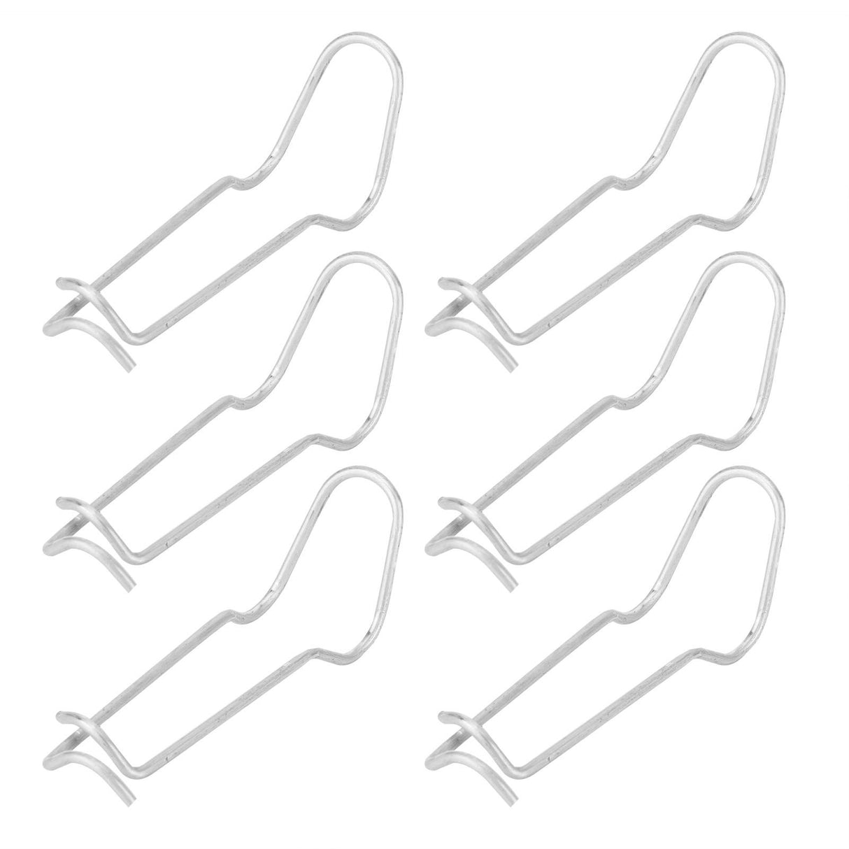 30Pcs Plant Support Spring Clip Stainless Steel Fixing Clamp for Garden GreenhouseFor 11mm Diameter