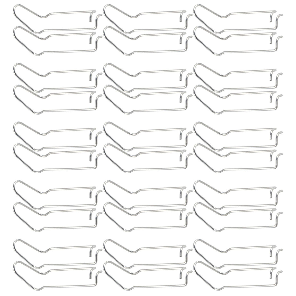 30Pcs Plant Support Spring Clip Stainless Steel Fixing Clamp for Garden GreenhouseFor 16mm Diameter