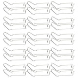 30Pcs Plant Support Spring Clip Stainless Steel Fixing Clamp for Garden GreenhouseFor 16mm Diameter