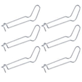 30Pcs Plant Support Spring Clip Stainless Steel Fixing Clamp for Garden GreenhouseFor 16mm Diameter - 45-Degree Angle