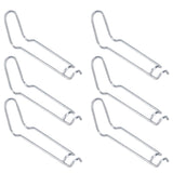 30Pcs Plant Support Spring Clip Stainless Steel Fixing Clamp for Garden GreenhouseFor 16mm Diameter - Low Angle