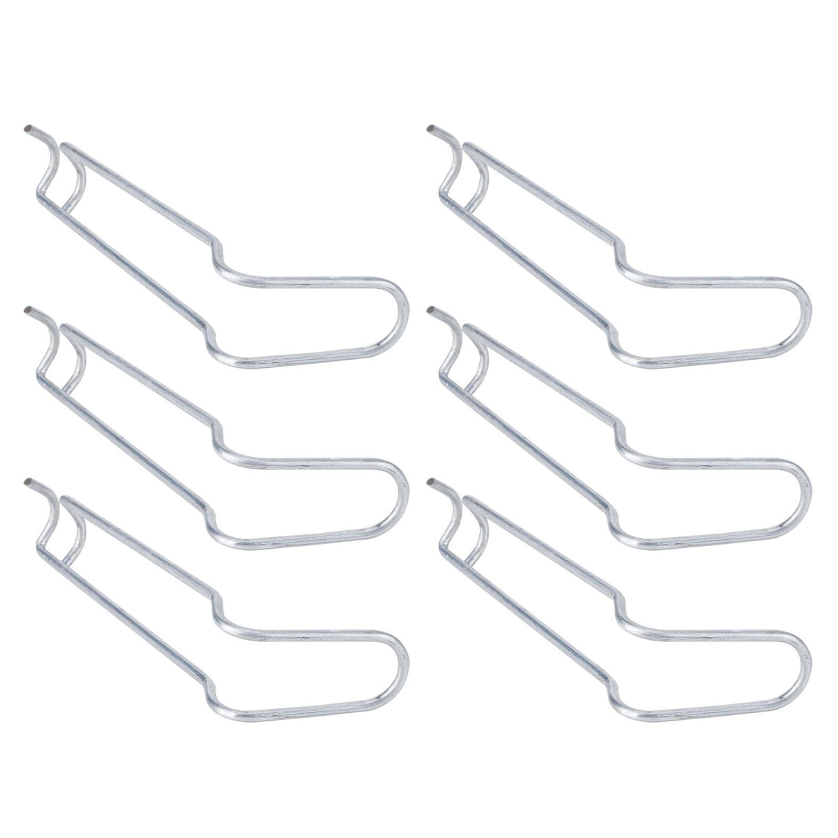30Pcs Plant Support Spring Clip Stainless Steel Fixing Clamp for Garden GreenhouseFor 16mm Diameter
