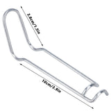 30Pcs Plant Support Spring Clip Stainless Steel Fixing Clamp for Garden GreenhouseFor 16mm Diameter - Extra Image