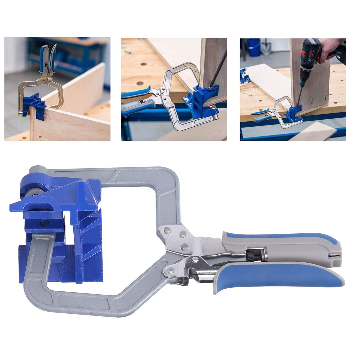 Angle Punch Fixer Multifunction 90 Degree Right Angle Corner Clamp Woodworking Fixing Tool