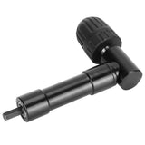 Right Angle Drill Attachment Adapter 90 Degrees Drilling Extension Chuck Tools Black