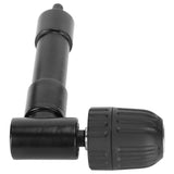 Right Angle Drill Attachment Adapter 90 Degrees Drilling Extension Chuck Tools Black - Rear View