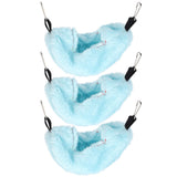 3 Sets Parrots Cage Bird Tent Bed House Hanging Hammock Hamster Nests Small Animals Accessories