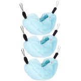 3 Sets Parrots Cage Bird Tent Bed House Hanging Hammock Hamster Nests Small Animals Accessories - Rear View