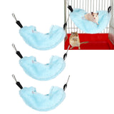 3 Sets Parrots Cage Bird Tent Bed House Hanging Hammock Hamster Nests Small Animals Accessories