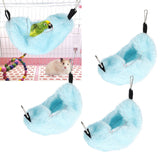 3 Sets Parrots Cage Bird Tent Bed House Hanging Hammock Hamster Nests Small Animals Accessories - Extra Image