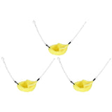 3 Sets Pet Cage Winter Warm Banana Shape Hamster Hammock Bed Hanging House Sleeping NestsYellow - Front View