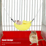 3 Sets Pet Cage Winter Warm Banana Shape Hamster Hammock Bed Hanging House Sleeping NestsYellow