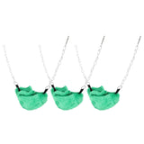 3 Sets Pet Cage Winter Warm Banana Shape Hamster Hammock Bed Hanging House Sleeping NestsGreen