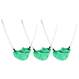 3 Sets Pet Cage Winter Warm Banana Shape Hamster Hammock Bed Hanging House Sleeping NestsGreen - Close-Up Angle
