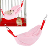 3 Sets Hamster Hammock Nests Banana Shape Hanging Winter Warm House Small Animal SuppliesRose Red - Extra Image