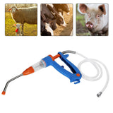 20ml Adjustable Continuous Vaccine Injector Automatic Feeding Injection Tool Veterinary Use