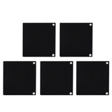 5Pcs Plant Growing Bags Wall Mounted Degradable 3‑Pockets Planter Garden AccessoryBlack