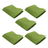 5Pcs Plant Growing Bags Wall Mounted Degradable 3‑Pockets Planter Garden AccessoryGreen - 45-Degree Angle