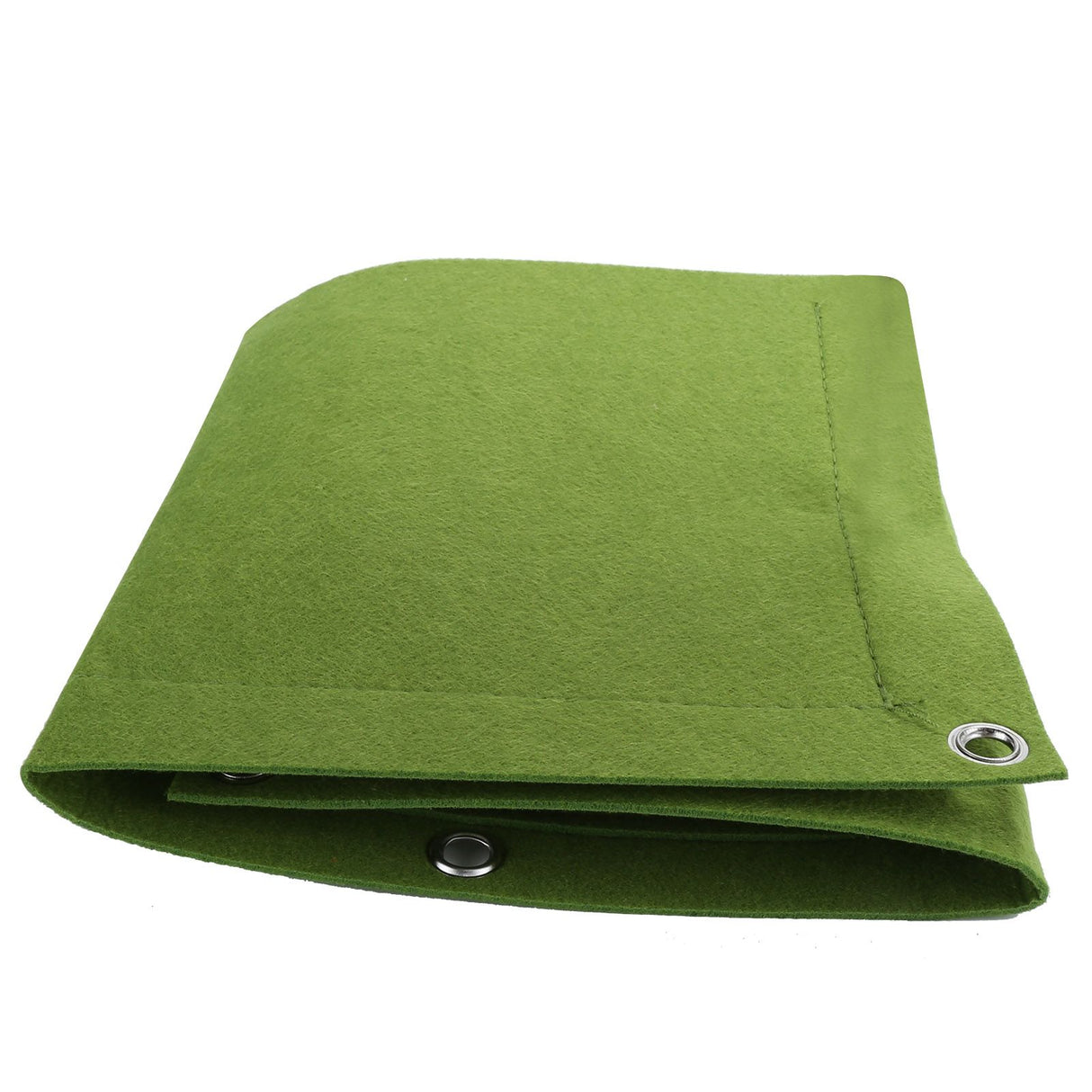 5Pcs Plant Growing Bags Wall Mounted Degradable 3‑Pockets Planter Garden AccessoryGreen