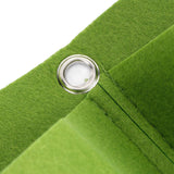 4Pcs 4 Pocket Plant Grow Bag Wall Mounted Reusable Degradable Felt Garden PlanterGreen - Extra Image
