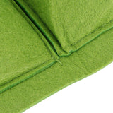 4Pcs 4 Pocket Plant Grow Bag Wall Mounted Reusable Degradable Felt Garden PlanterGreen