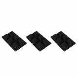 3Pcs 6 Pocket Plant Growing Bag Degradable Wall Hanging Felt Planter Bags Garden ToolBlack - Side View