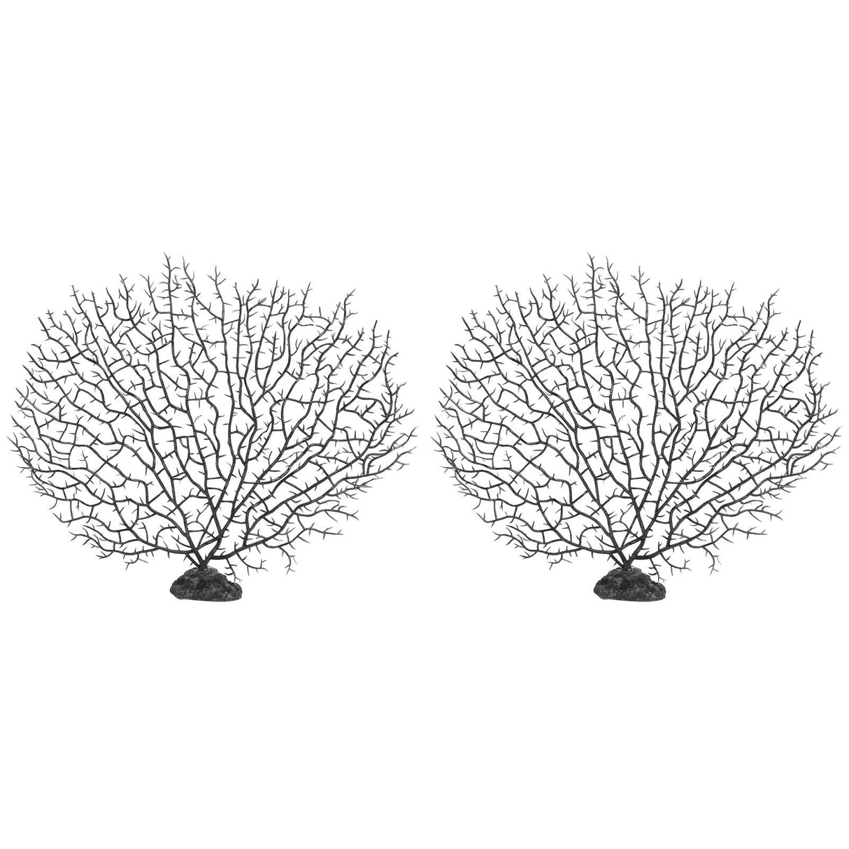 2Pcs Artificial Water Plant Aquarium Decoration Fish Tank Landscaping Simulation Coral Tree