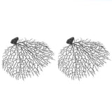 2Pcs Artificial Water Plant Aquarium Decoration Fish Tank Landscaping Simulation Coral Tree - Low Angle