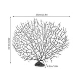 2Pcs Artificial Water Plant Aquarium Decoration Fish Tank Landscaping Simulation Coral Tree