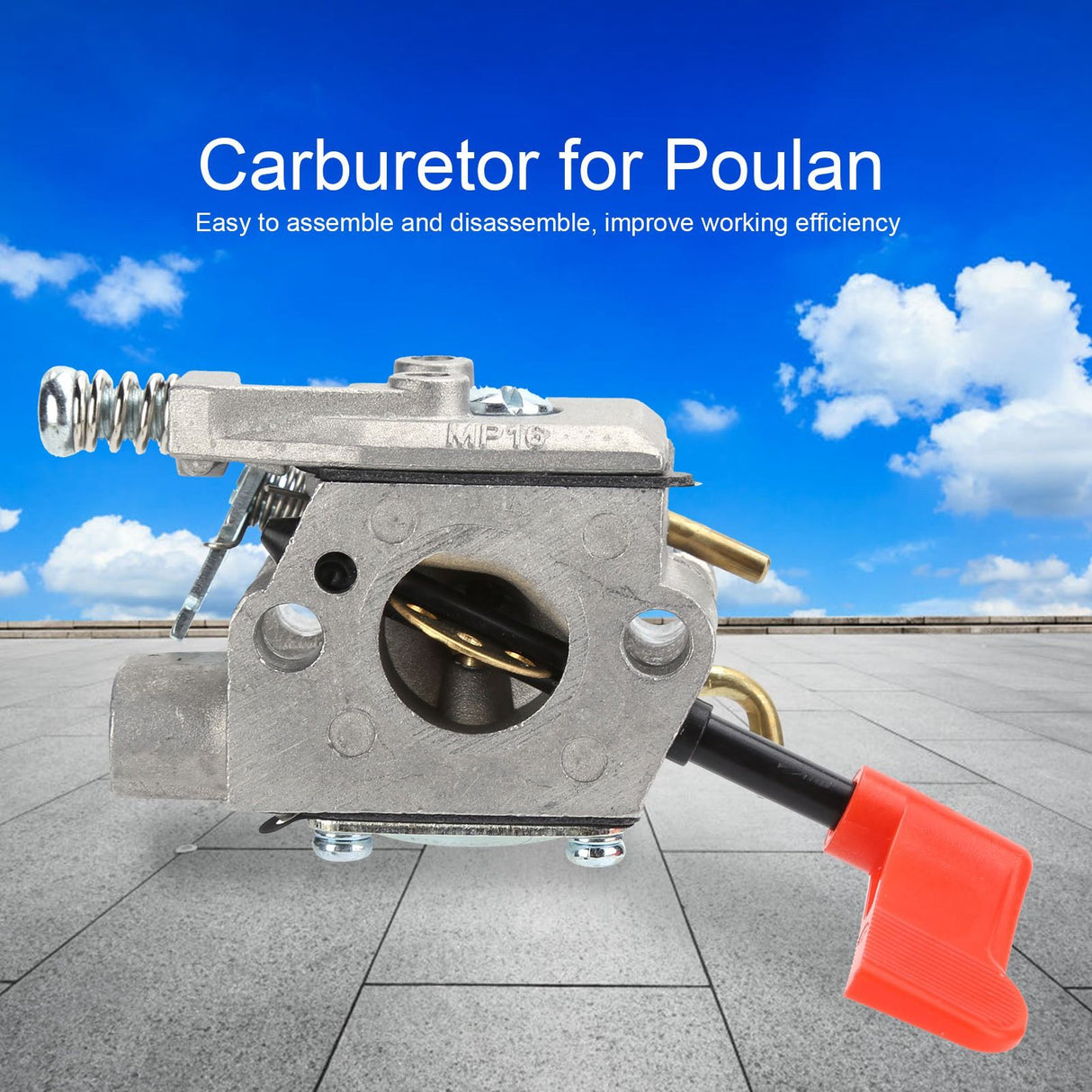 Carburetor Kit Replacement for Craftsman for Poulan 32cc Gas Trimmer Pole Pruner WT‑628