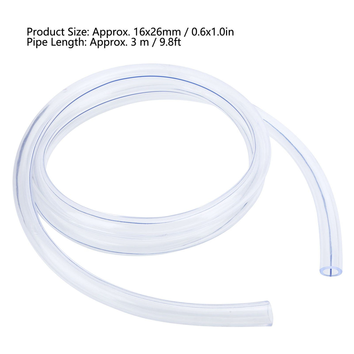 G3/8 3 m Milk Hose Transparent PVC Milking Tube Milking Machine Accessory Livestock Supply
