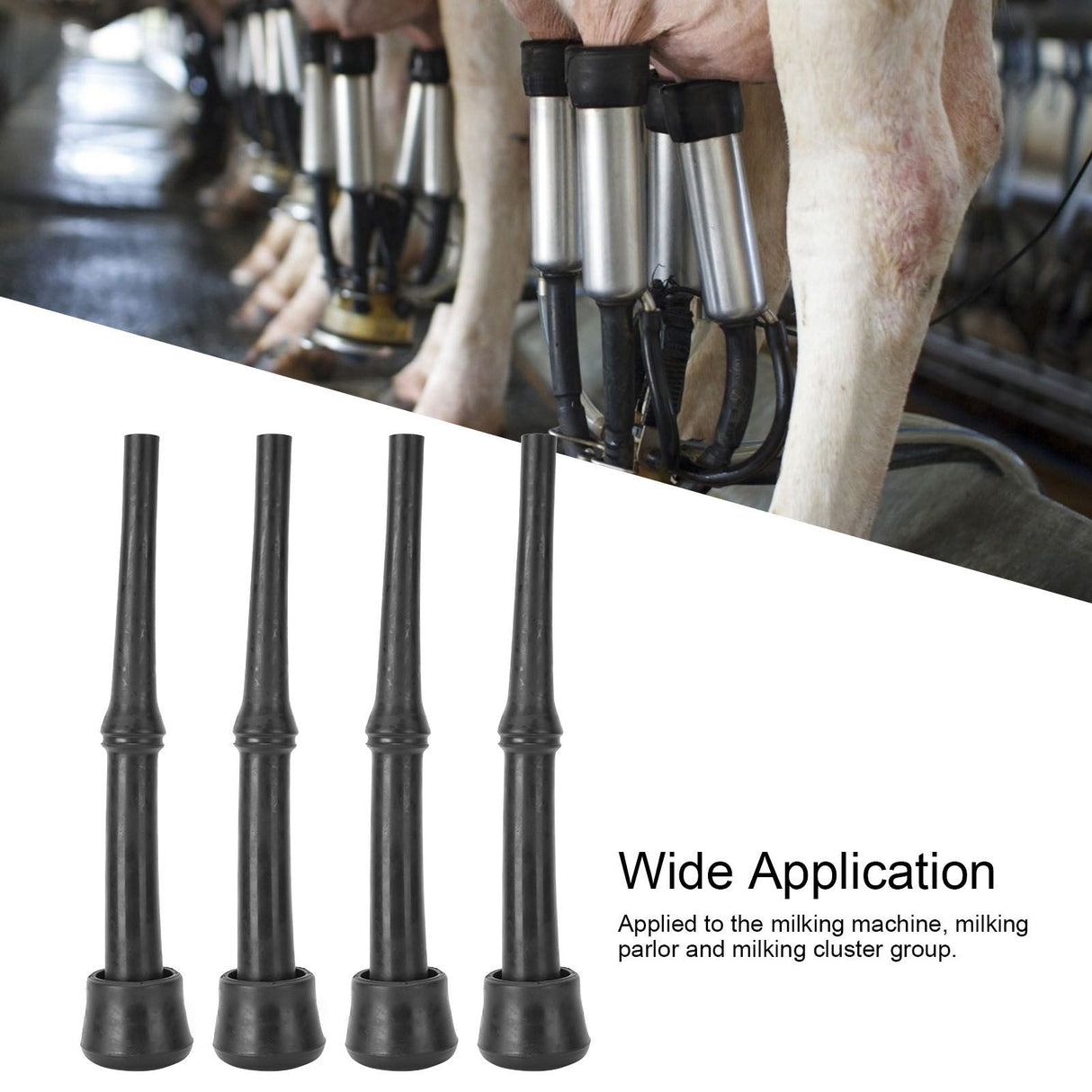 4PCS DDL Milking Machine Liners Rubber Liners Accessories for Cow Milking Machine