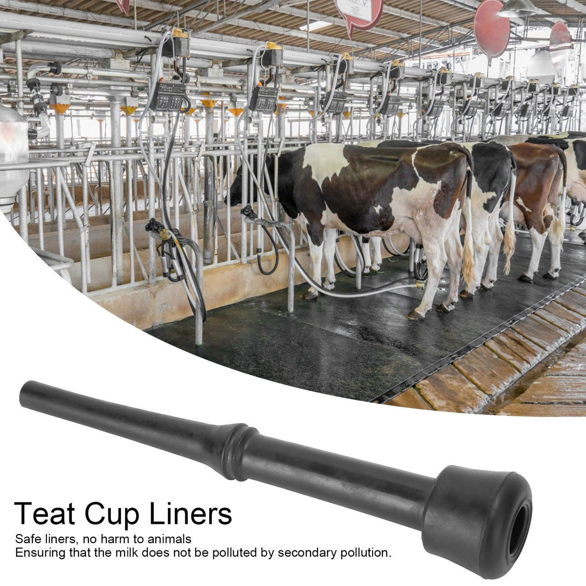 4PCS DDL Milking Machine Liners Rubber Liners Accessories for Cow Milking Machine