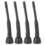 4PCS 00U Milking Machine Liners Black Rubber Teat Cup Liners Accessories for Goat Milker