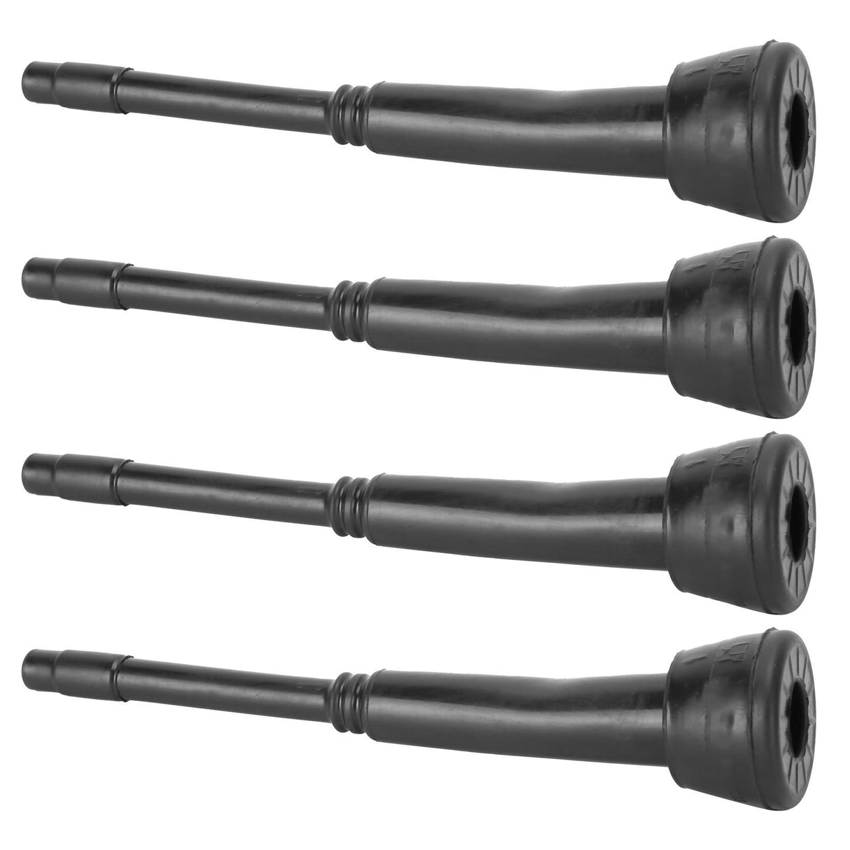 4PCS 00U Milking Machine Liners Black Rubber Teat Cup Liners Accessories for Goat Milker