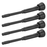 4PCS 00U Milking Machine Liners Black Rubber Teat Cup Liners Accessories for Goat Milker